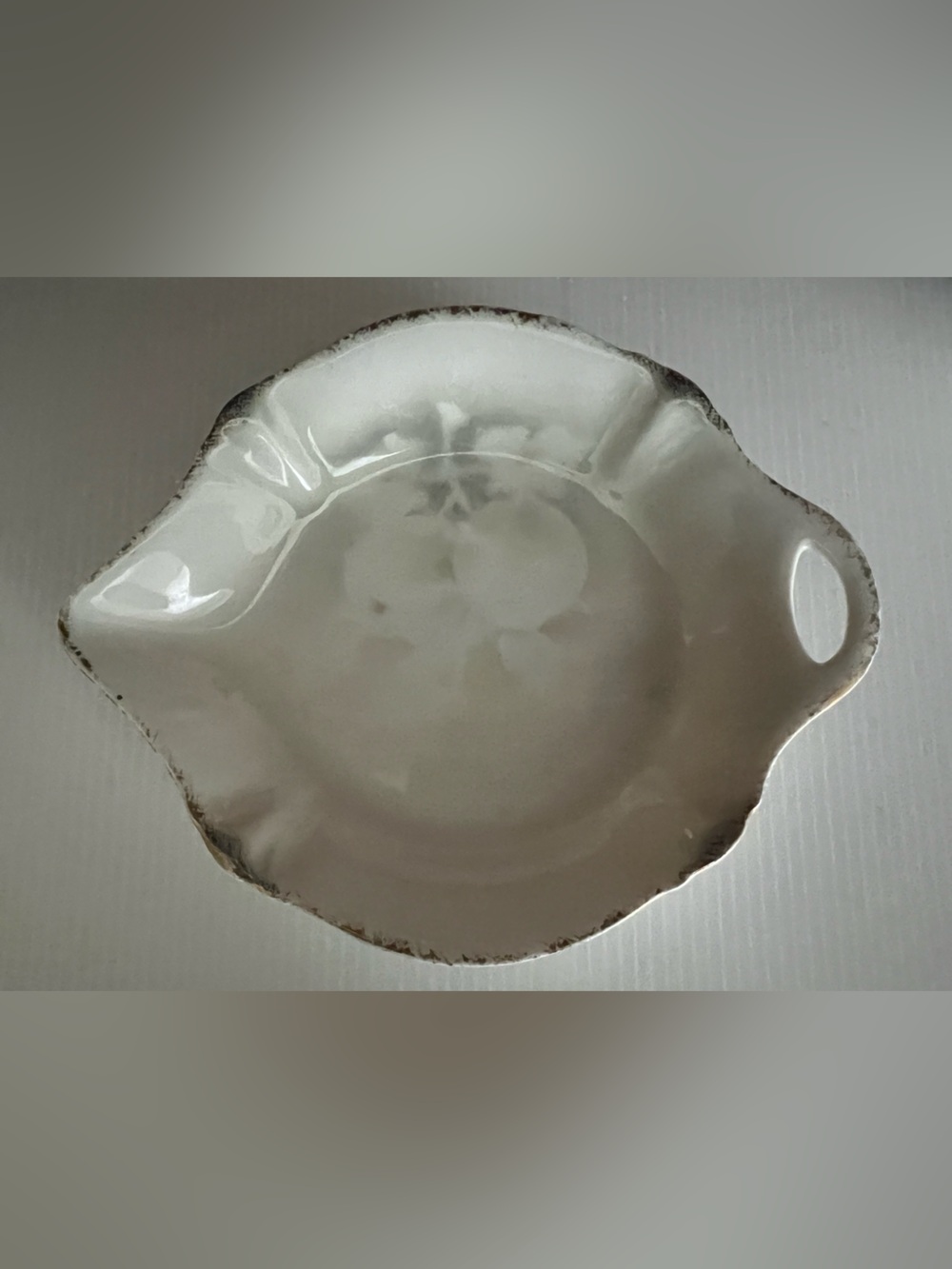 Vintage Germany porcelain mayonnaise bowl and plate set - Picture 5 of 5